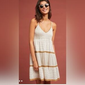 NWT RAGA BAHIA BEADED SPAGHETTI STRAP DRESS. Size XS